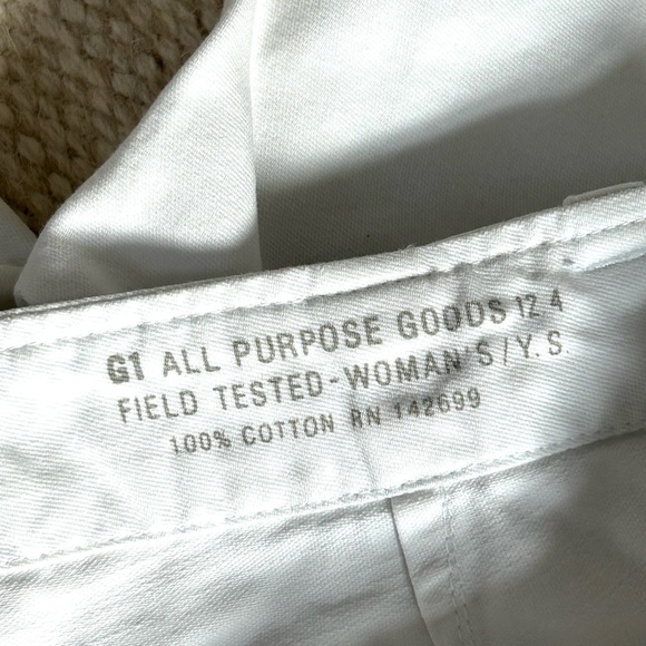 G1 All Purpose Good White Raw Hem 7" Shorts - Picture 5 of 9